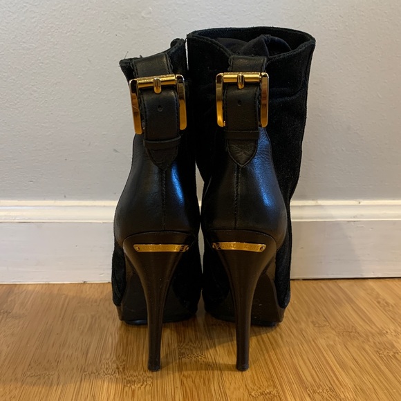 Michael Kors Black Suede Bootie - Picture 2 of 5
